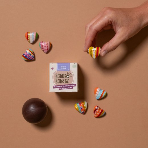 Schokoschatz "Ein Herz für Dich"