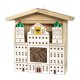 Wildbienenhaus "Rathaus" bemalt