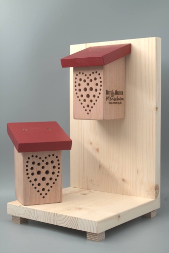Wildbienenhaus "Herz"